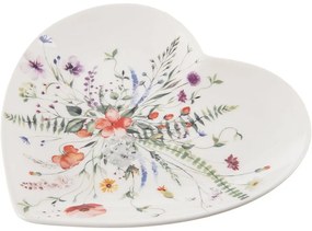 Orion Zestaw porcelanowych talerzyków deserowychMak serce 17,5 x 17 cm, 6 szt.