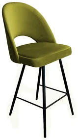 Hoker niski ISKAR BL VELVET oliwkowy ATOS
