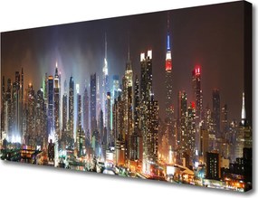 Obraz canvas Światła Nocnego Nowego Jorku