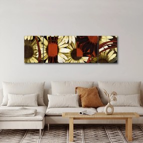 Obraz kwiatów (170x50 cm)