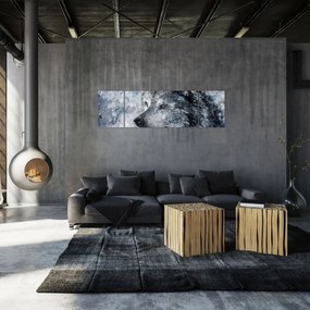 Obraz - Wilk z kreskówki (170x50 cm)