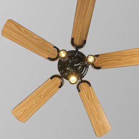 Wentylator sufitowy czarny - Mistral 42