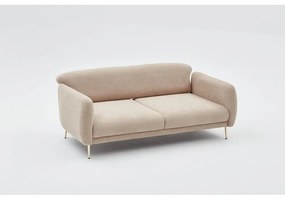 Beżowa rozkładana sofa 210 cm Simena – Balcab Home