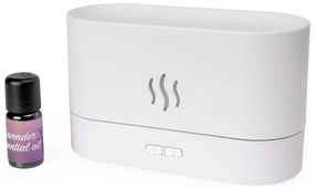 LED RGB ultradźwiękowy dyfuzor i nawilżacz powietrza 180ml biały