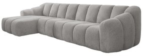 Jasnoszary narożnik (lewostronny/z szezlongiem) Shell – Miuform