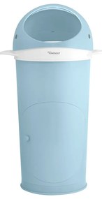 Jasnoniebieski plastikowy kosz na pieluchy 25 l Whale – Kindsgut