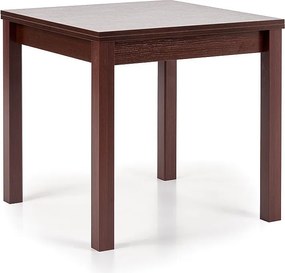 Stół GRACJAN 80(160)x80 ciemny orzech rozkładany