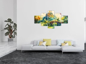 Obraz - Baśniowy zamek (125x70 cm)