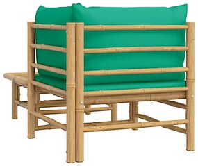 Elegancki zestaw ogrodowy z bambusa - Melbor 3X