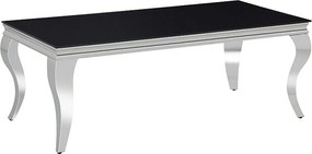 Stół PRINCE 150x90 czarny/chrom