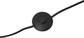 Lampa podłogowa szara z beżowym kloszem i białym wnętrzem 45 cm - Classico