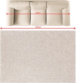 Dywan Solaro beige/grey 160x230 cm