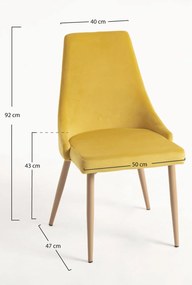 Zestaw 4 Krzese Stoik Wood