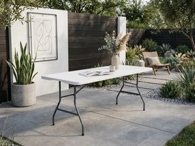 Stół cateringowy CATERON 70x180 cm, biały