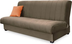 Sofa z Funkcją Spania SIGMA Rozkładana Wersalka Dwuosobowa Beżowa Nowoczesna do Salonu