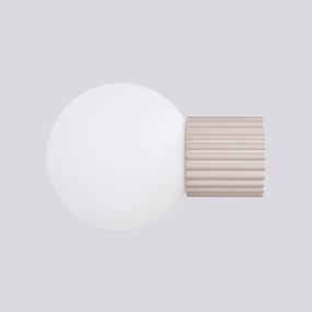 Kinkiet HALO taupe IP44 ryflowany SOLLUX  LIGHTING