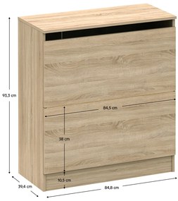 Szafka na kołdry BETTY 2, dąb sonoma