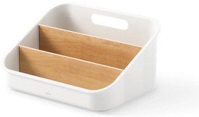 Biały plastikowy organizer łazienkowy Bellwood – Umbra