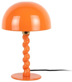 Pomarańczowa lampa stołowa z metalowym kloszem (wysokość 39 cm) Prisa – Leitmotiv