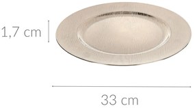 Talerz ozdobny z tworzywa sztucznego, Ø 33 cm