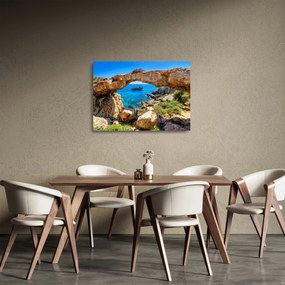 Obraz na szkle - Cape Greco (70x50 cm)