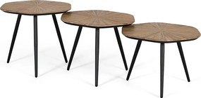 Zespół trzech stołów konferencyjnych w lesie Teck