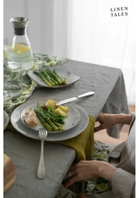 Lniany obrus 140x250 cm Khaki – Linen Tales
