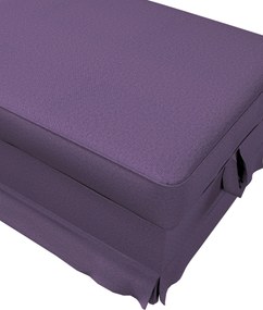 Pokrowiec na podnóżek Ektorp Bromma kolor fioletowy tkanina strukturalna