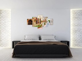 Obraz - Malownicza włoska aleja (125x70 cm)