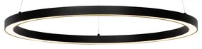 Lampa wisząca czarna 60 cm w tym LED 3-stopniowo ściemniana - GirelloDesignerski Oswietlenie wewnetrzne