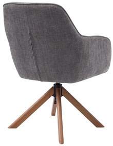 Szare krzesła zestaw 2 szt. Avola – Unique Furniture