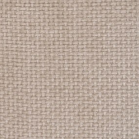 Beżowy podnóżek z tkaniny szenilowej Minimal – Ixia