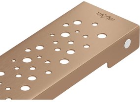 Mexen Flat M12 maskownica do odpływu liniowego 80 cm, miedź szczotkowana - 1C21080