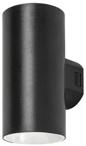 Rabalux 77155 zewnętrzna oprawa ścienna LED Urfa,18W, IP65, czarna, 16 cm