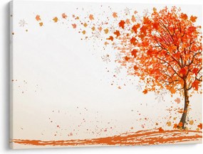Obraz - Drzewo na wietrze (70x50 cm)