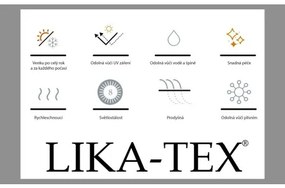 PARIS LIKA-TEX® szara - luksusowa sofa ogrodowa 3-osobowa
