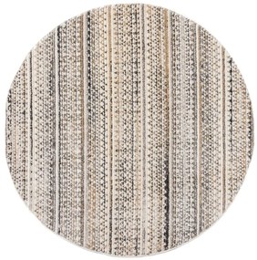 Beżowy okrągły dywan 140x140 cm Camino – Flair Rugs