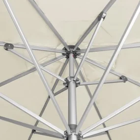 ALU EXPERT Telescope 4 m - duży parasol ogrodowy : Substancja Desen - 812