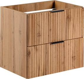 Szafka łazienkowa pod umywalkę wpuszczaną Adel 60 cm, dąb wotan