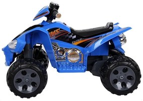 Quad na akumulator duże koła niebieski