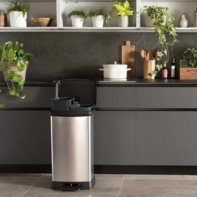 Curver Kosz na śmieci z pedałem DECO BIN, 23 + 23 l