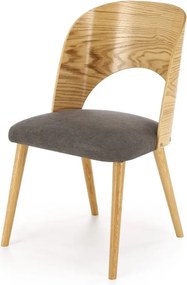 Krzesło z oparciem z giętej sklejki Cadiz Halmar