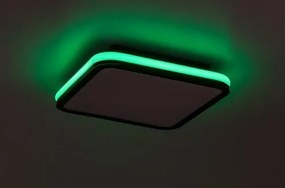 Rabalux 71399 funkcjonalna lampa sufitowa LED Serkan 43W, czarna/biała