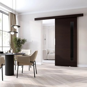 MINIO go for it, Drzwi przesuwne wewnętrzne CLEAN G 96 cm  w kolorze wenge