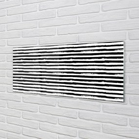 Szkło do Kuchni na Ścianę Nieregularny Wzór Zebry