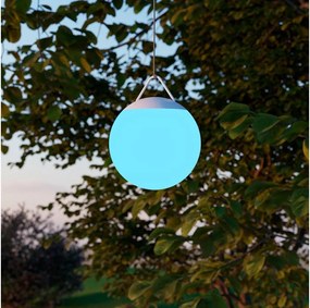 Eglo 75815 - ściemnialna zewnętrzna lampa LED RGB POGGIOBELLO LED/2600 mAh IP44, biała + pilot