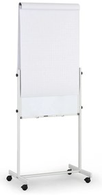 Mobilny flipchart, powierzchnia kombinowana, 1200 × 700 mm