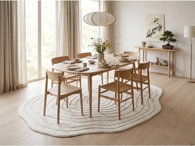 Kremowy dywan 160x230 cm Pebble – ESTE