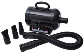 PawHut Profesjonalna Suszarka dla Psów Żółta Metalowa 2800W Ciężka Praca 40x16x20cm | Aosom PL