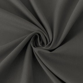 PrzytulneMieszkanie.pl Prześcieradło z mikrofibry MICROVELLE ciemnoszare 180x200 cm